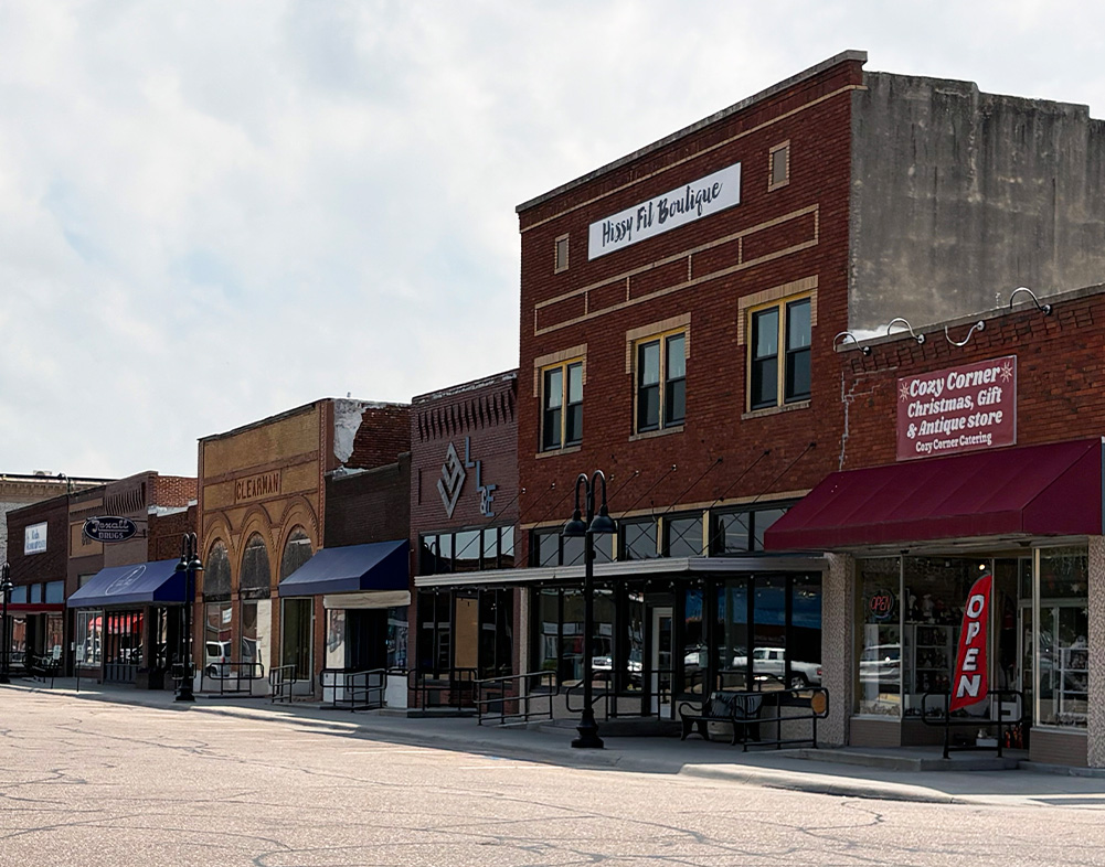 downtown Minden, NE